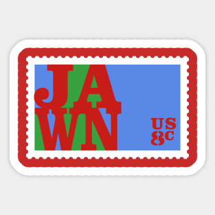 Jawn Philly 70s Love Stamp Sticker